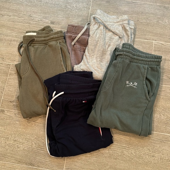 Bundle of Sweatpants-Boys (5 pairs) various brands and sizes (fit my 14 yo)